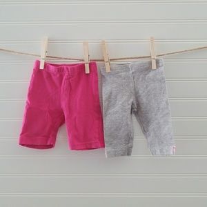 Bundle of 2 Pairs of Capris- 3-6M